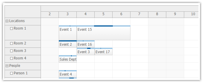 asp.net scheduler custom event height per row