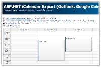 Tutorial: ASP.NET iCalendar Export (Outlook, Google Calendar, Mac OS X Calendar)