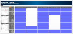 ASP.NET Timetable with Custom CSS Theme - Tutorial  (C#, VB)