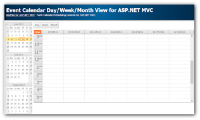 Event Calendar with Day/Week/Month Views (ASP.NET MVC Tutorial)