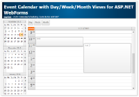 Event Calendar with Day/Week/Month Views (ASP.NET Tutorial)