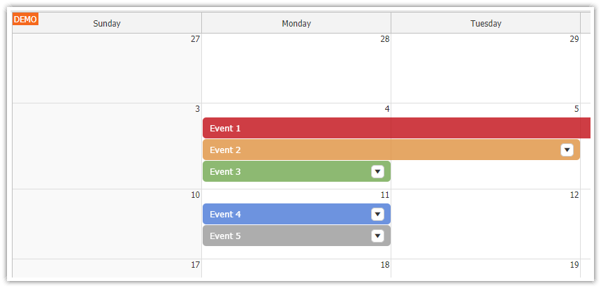 react monthly calendar tutorial