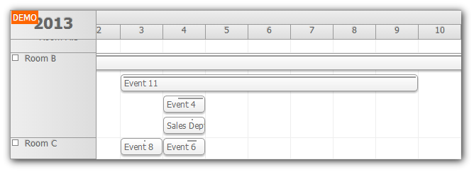 event scheduler asp.net mvc duration bar