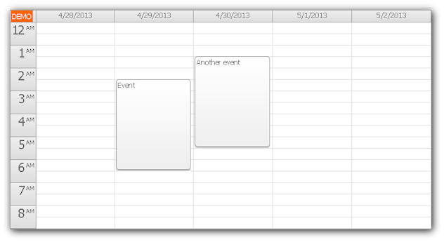 javascript event calendar