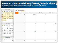 Tutorial: HTML5 Event Calendar with Day/Week/Month Views (Javascript, PHP)