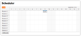 Tutorial: Using Scheduler with Angular 2 CLI