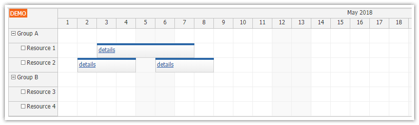 angular scheduler rendering components in events