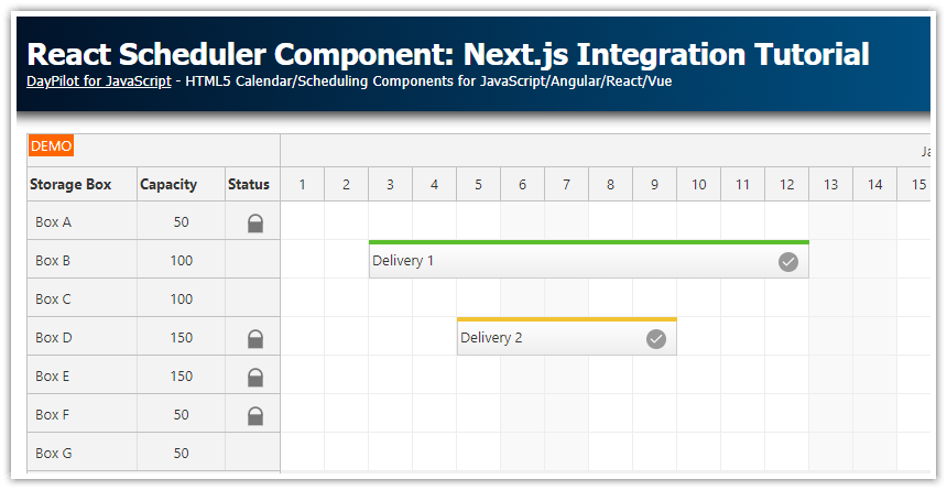 React Scheduler Component Next.js Integration Tutorial React Scheduler Component Next.js Integration Tutorial
