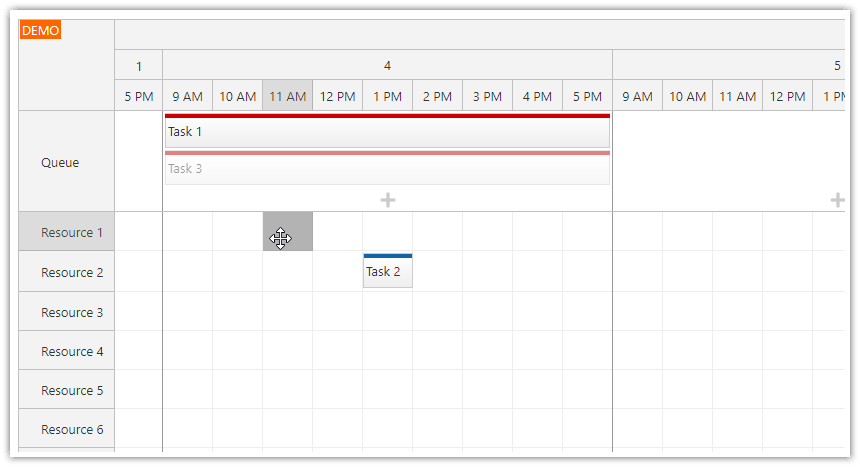 javascript scheduler daily queue of unscheduled tasks