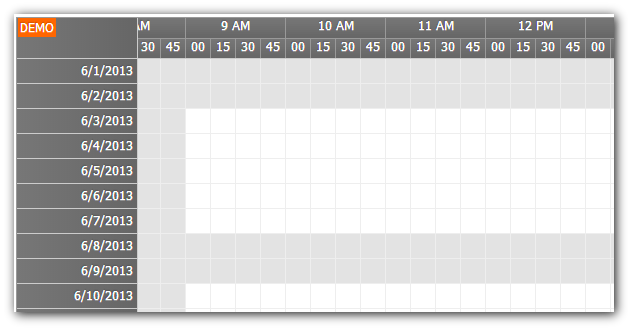 timesheet asp.net business hours