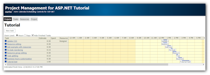 project management asp net open source