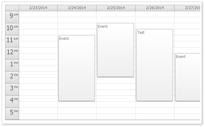html5 event calendar css theme white