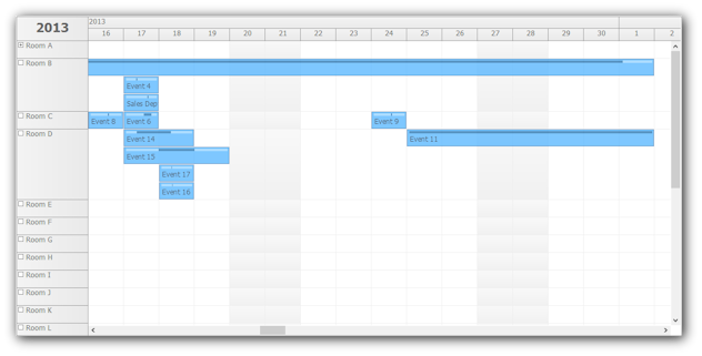 event scheduler transparent css theme